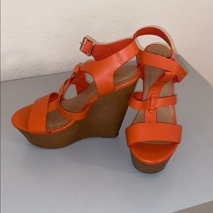 Salmon heels from Charlotte Russe